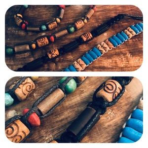 Handmade bracelets from Cancun